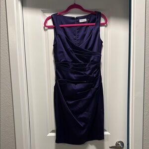 Calvin Klein Purple Sleeveless Dress